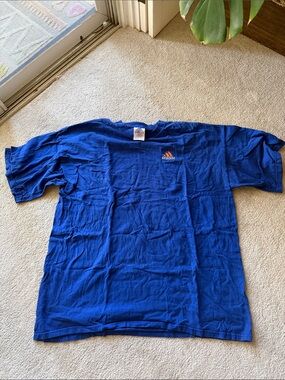 adidas Royal Blue Short Sleeve Logo Tee